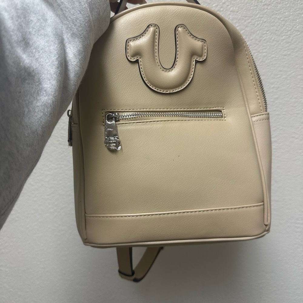True Religion Beige Backpack